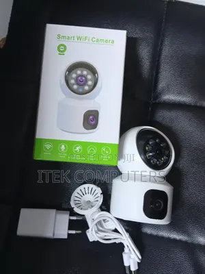 Smart Dual Lens Indoor Camera for Remote Baby Monitoring