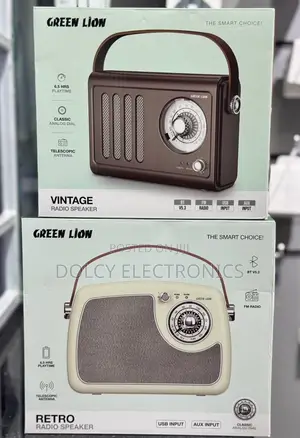 Green Lion Retro/Vintage Radio Speaker