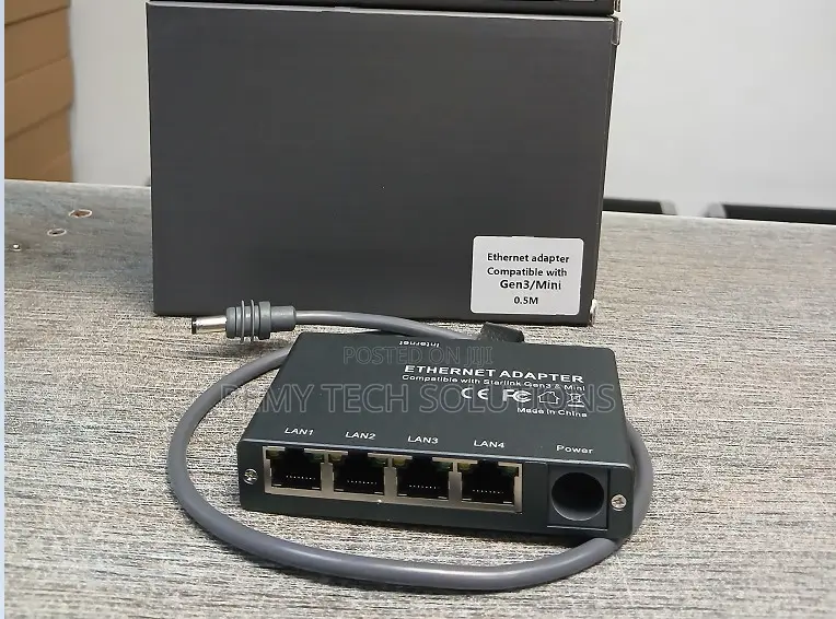 Starlink Gen 3 and Mini Ethernet Splitter