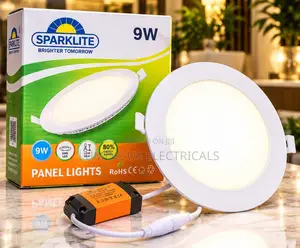 Sparklite 9W Recessed LED Panel Light Round Ceiling Downlight