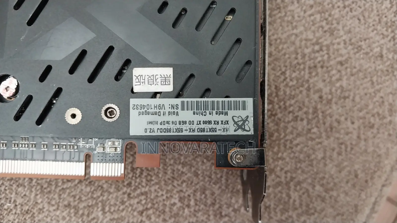 RX 5500xt 8GB Gpu