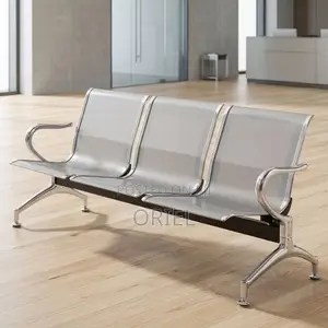 Office Bench : Metal Office Guest Seating Bench
