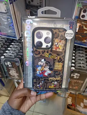 Mickey Mouse Leopard-Print Camo Phone Case Branded iPhone 16 Pro Max