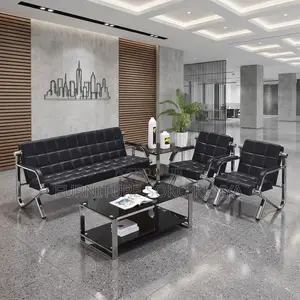 Executive Sofa Set | Modern Reception Five Seater Sofa Set