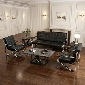 Executive Sofa Set | Modern Reception Five Seater Sofa Set