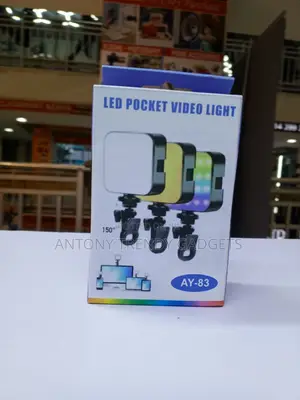 AY-83 RGB Clip-on Fill Light for Smartphones and Cameras