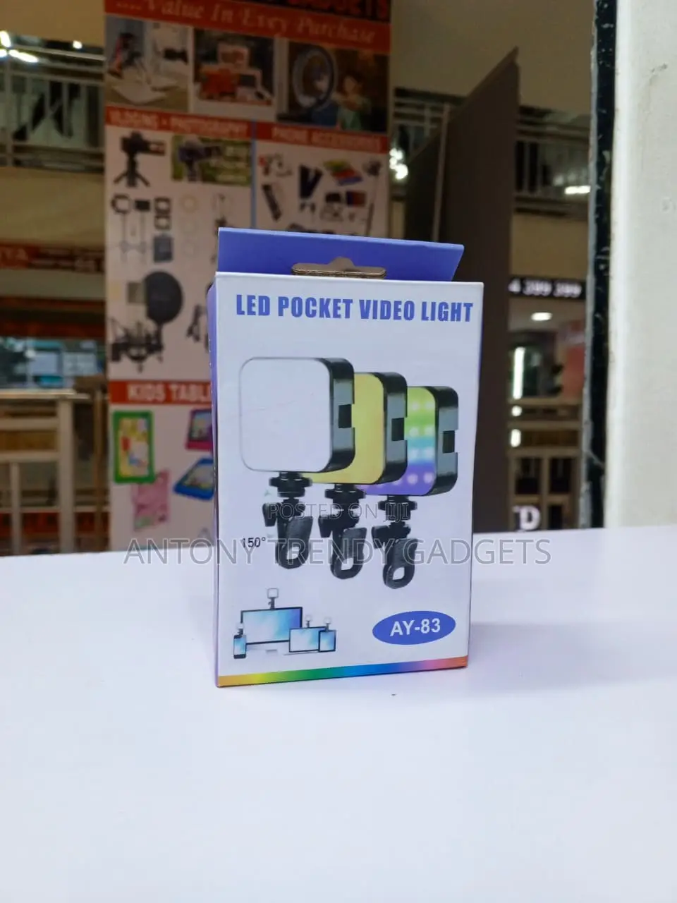 Portable LED Video Light With White, Warm and RGB Modes