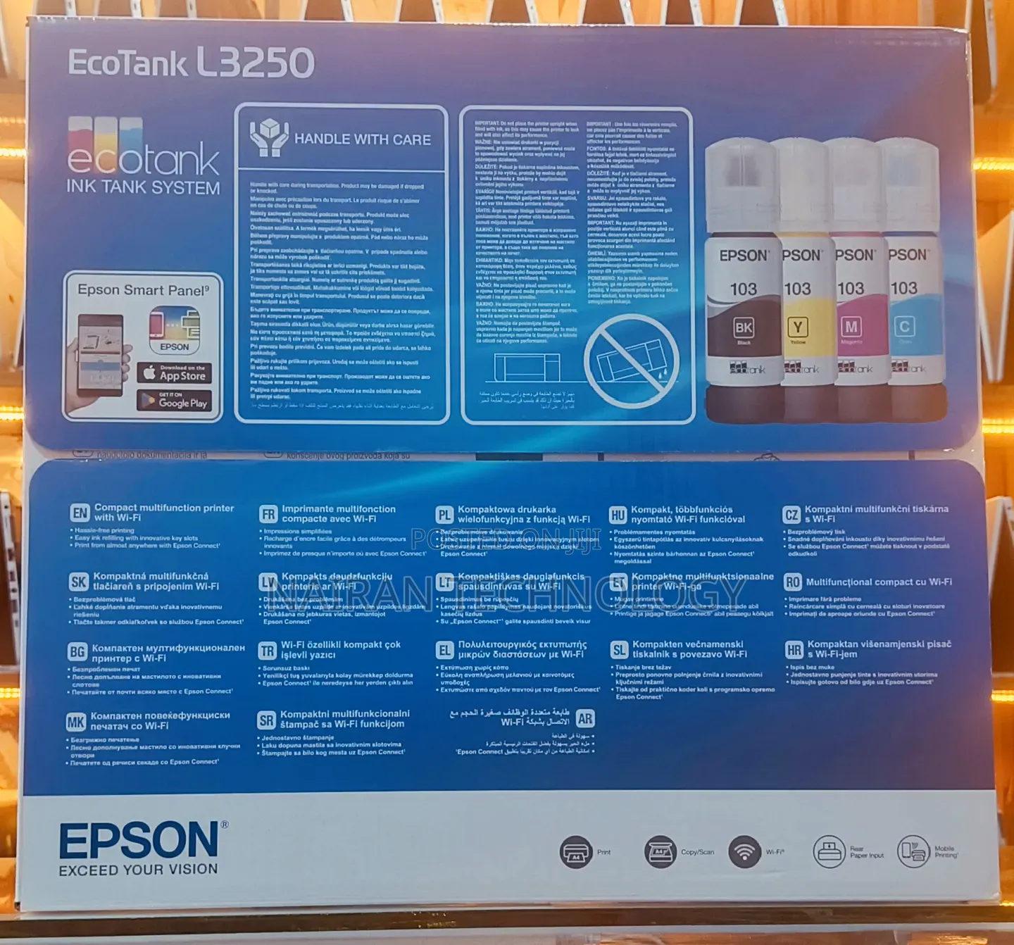 Epson Ecotank L3250 – All-in-One Wireless Printer