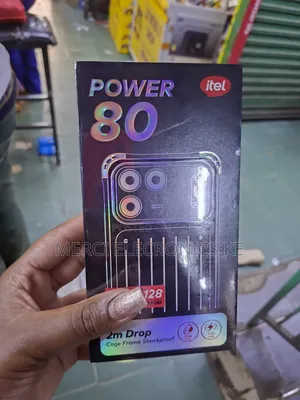 New Itel Power 80 128 GB Black