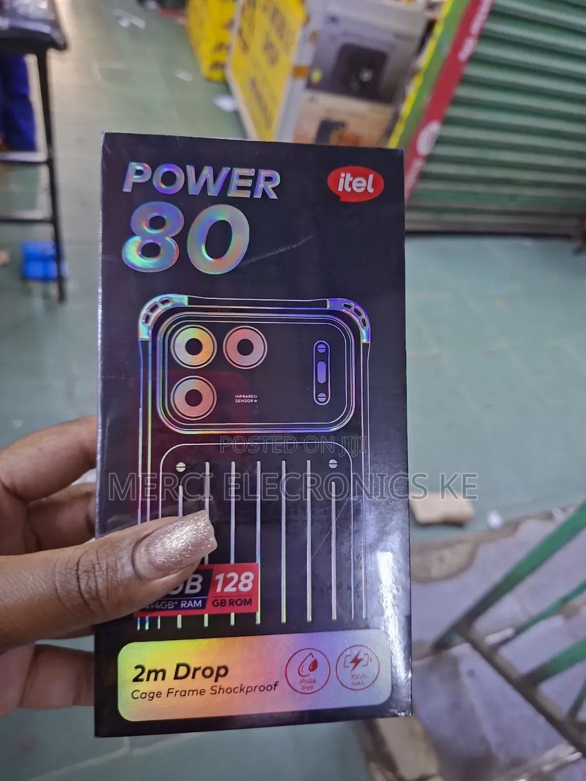 New Itel Power 80 128 GB Black