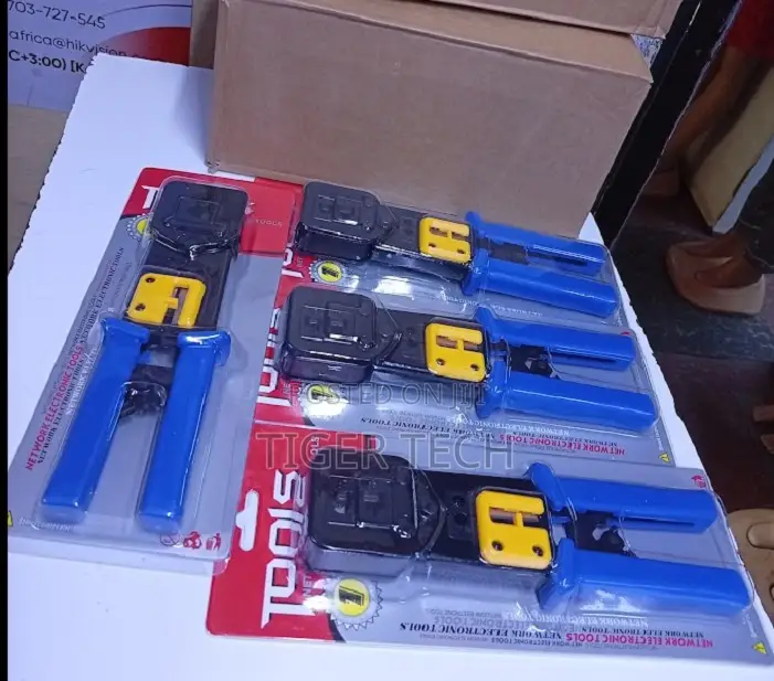 Ergonomic Handle Pass Through Crimping Tool