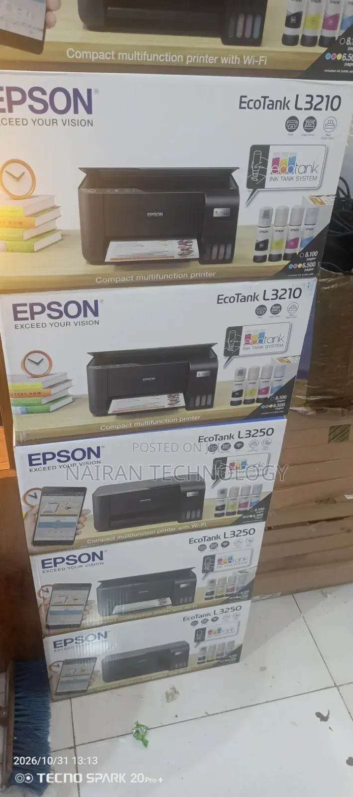 EPSON ECOTANK L3210 – All-in-One Printer
