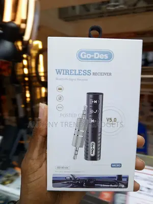 3.5mm AUX Bluetooth Audio Adapter With Built-in Microphone
