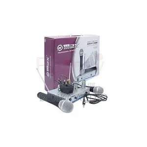 Omax Dual Channel UHF Wireless Microphone System-Dh-744