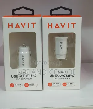 Havit Cc2022 USB-A+USB-C Car Charger