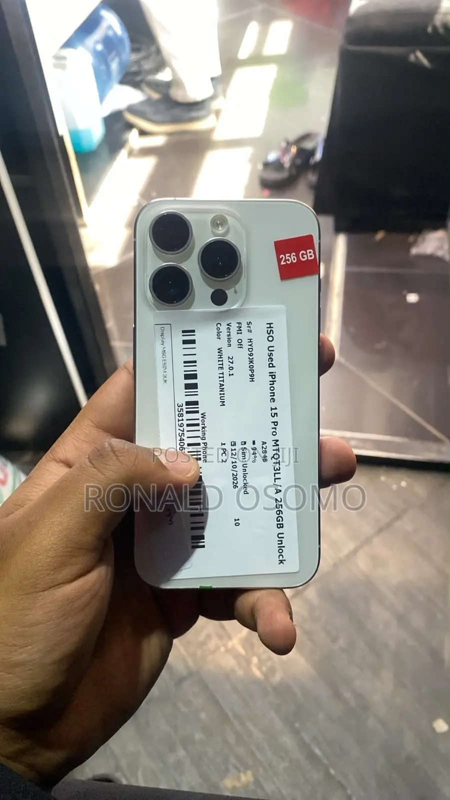 Apple iPhone 15 Pro 256 GB White