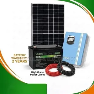 580W Solar + 1.2kva Hybrid Inverter + 100Ah Lithium Battery + Cable