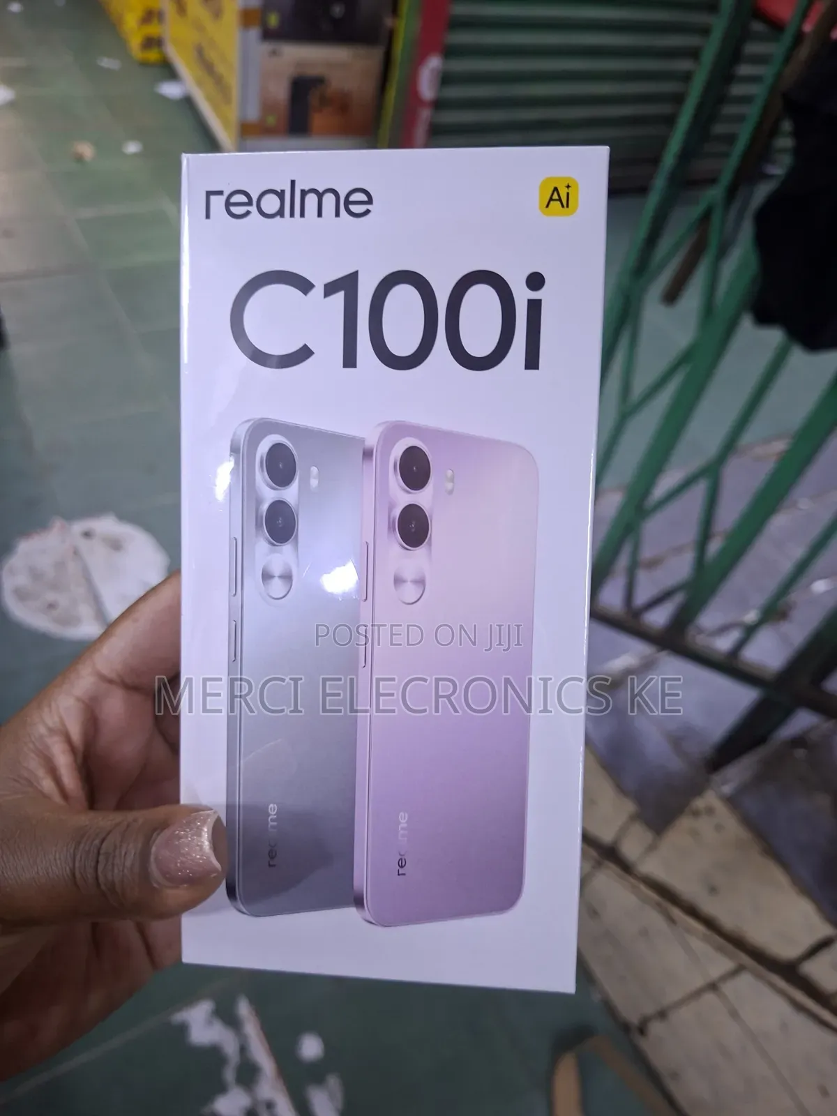 New Realme C100i 128 GB Gray