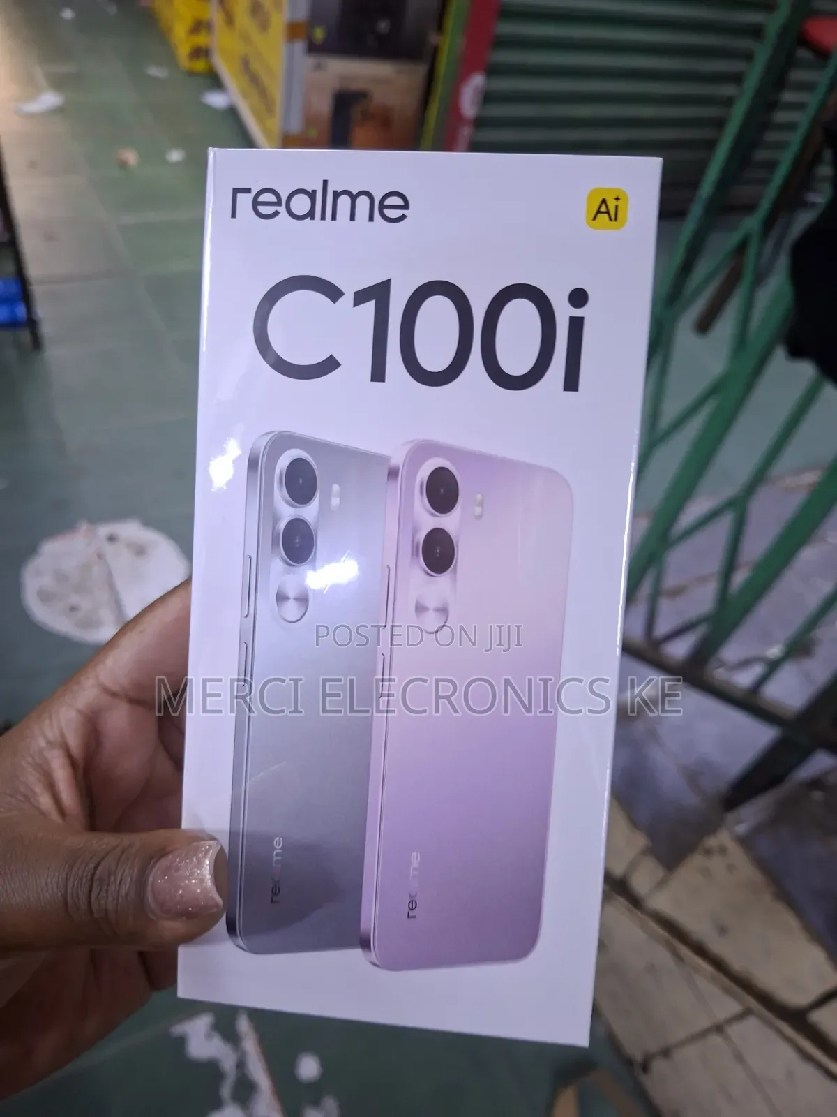 New Realme C100i 128 GB Gray