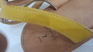 Mustard Leather Sandals