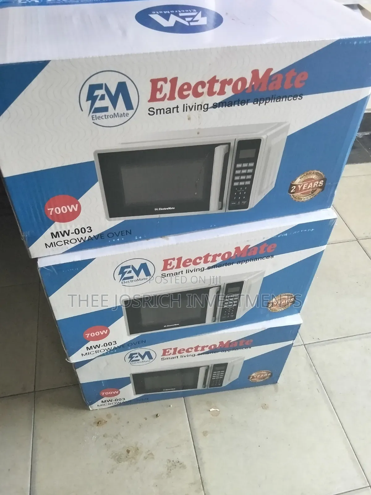 White Electromate 20 Litres Digital Microwave