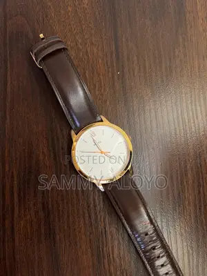 Original Fossil Minimalist Watch, Rose Gold Case, Brown Leather