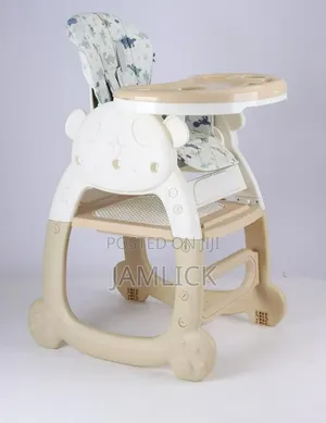 Beige 3-in-1 Baby Feeding Chair High Chair – Sm