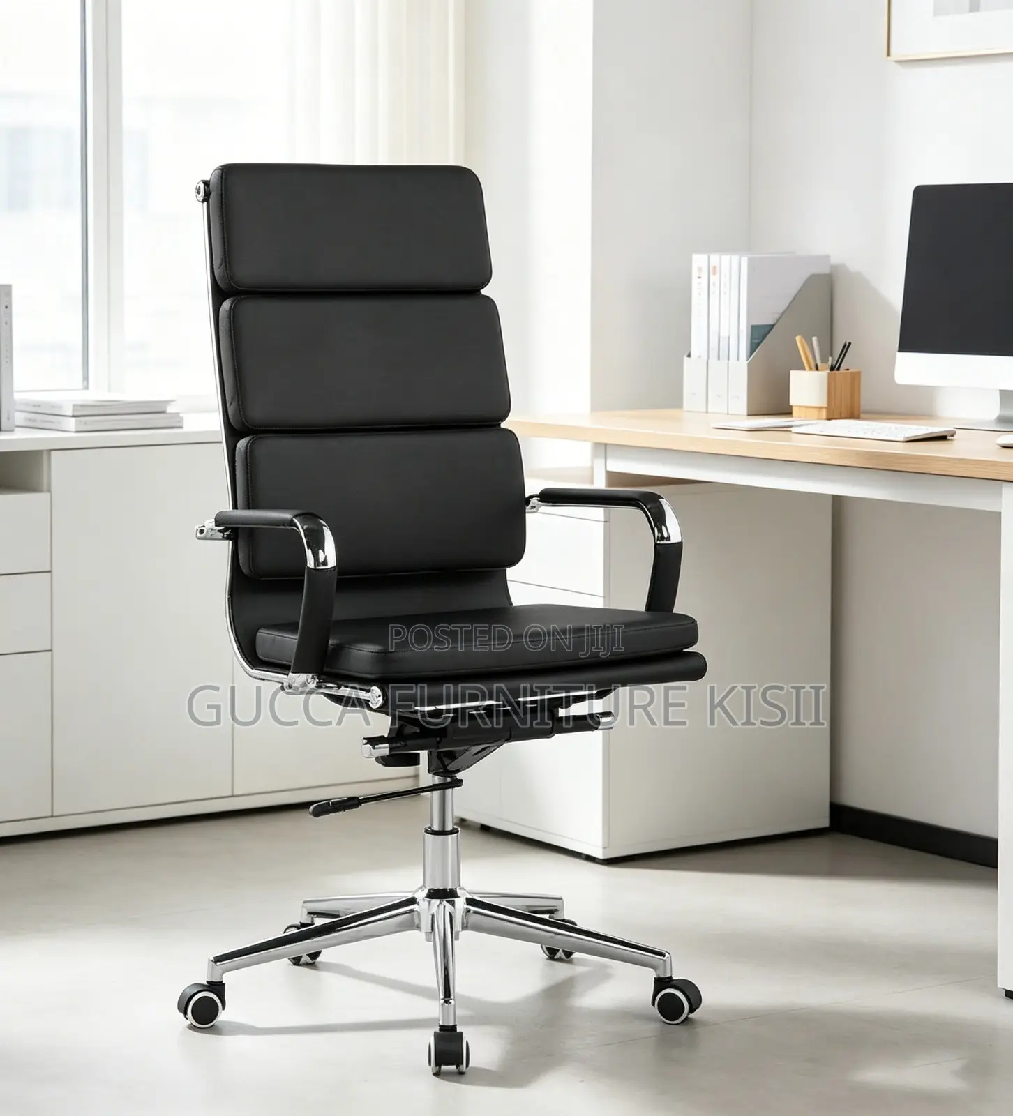 Desk Ergonomic Leather Chair for Office