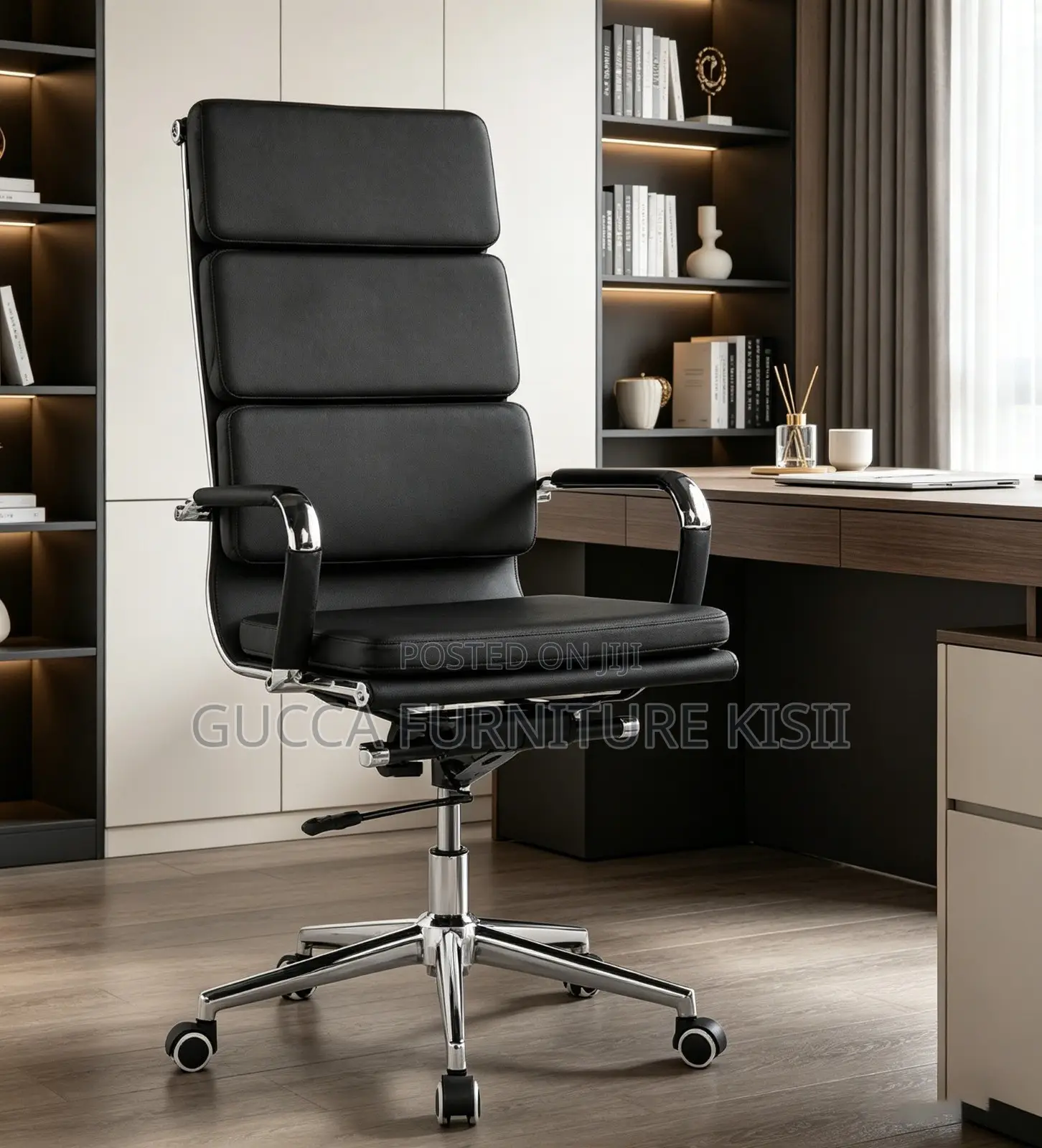 Desk Ergonomic Leather Chair for Office