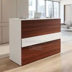 120cm Reception Desk – Modern Front Office Counter for Businesses