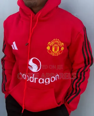 Manchester United Striped Hoodies