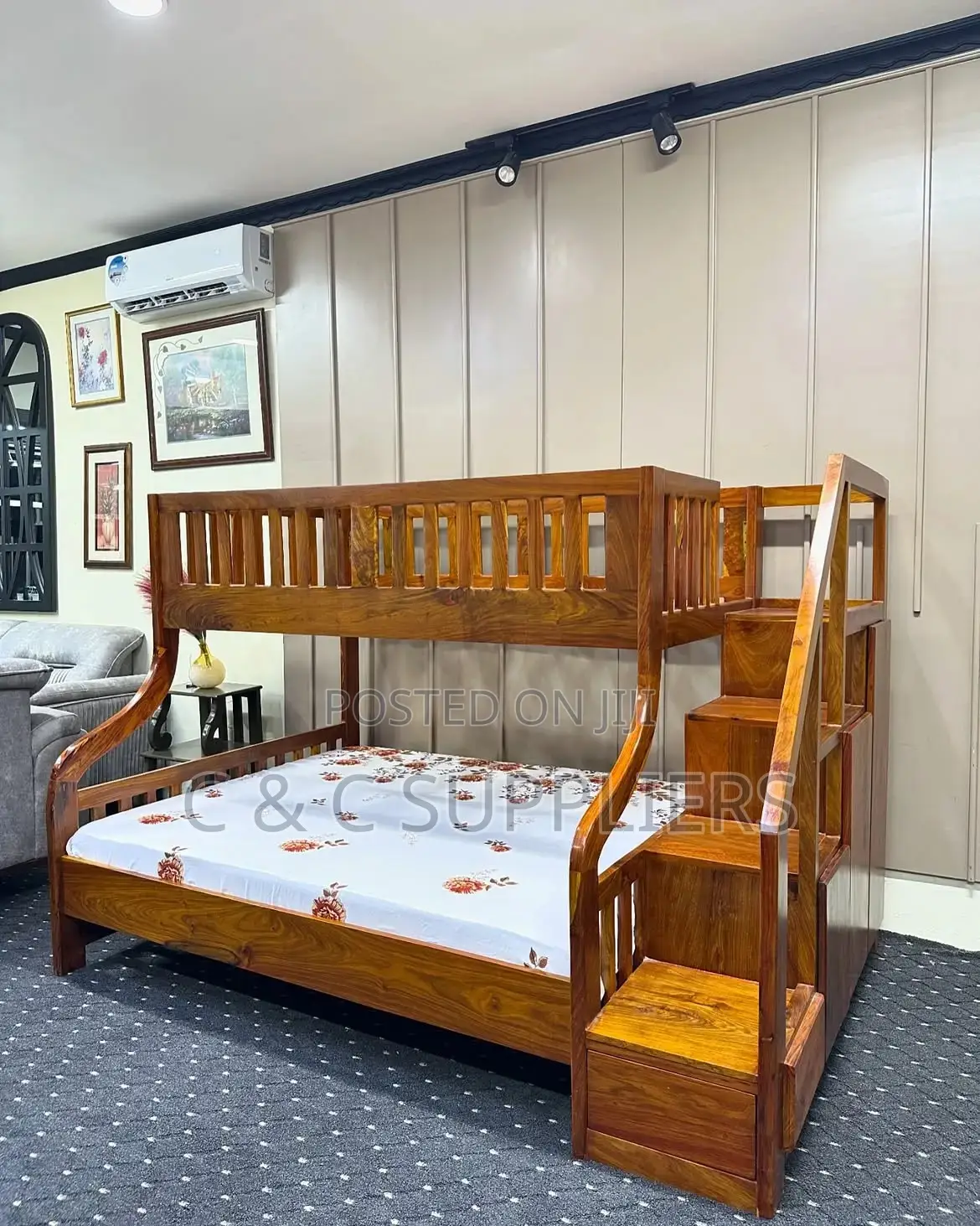 Double Decker Bunk Bed.