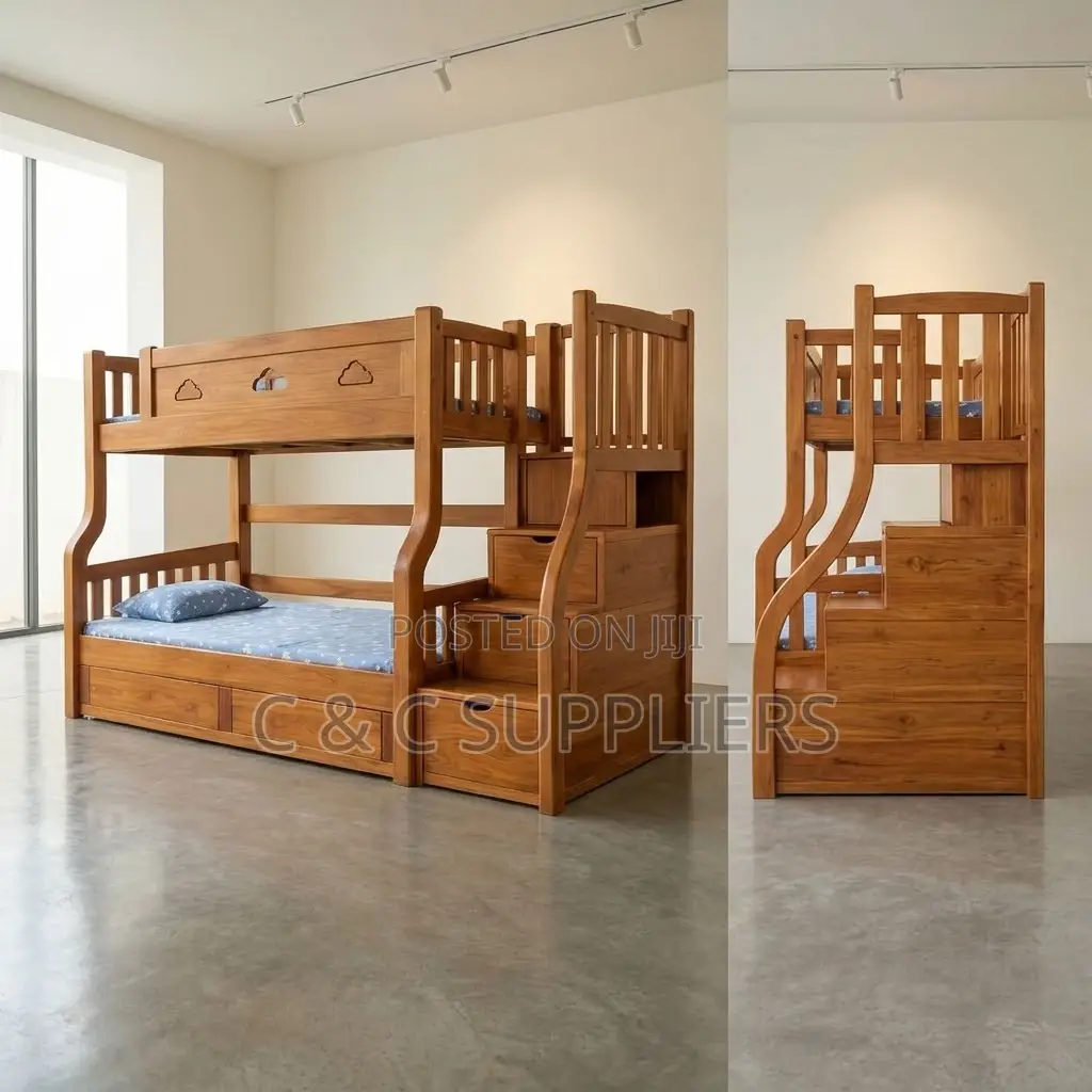 Double Decker Bunk Bed.