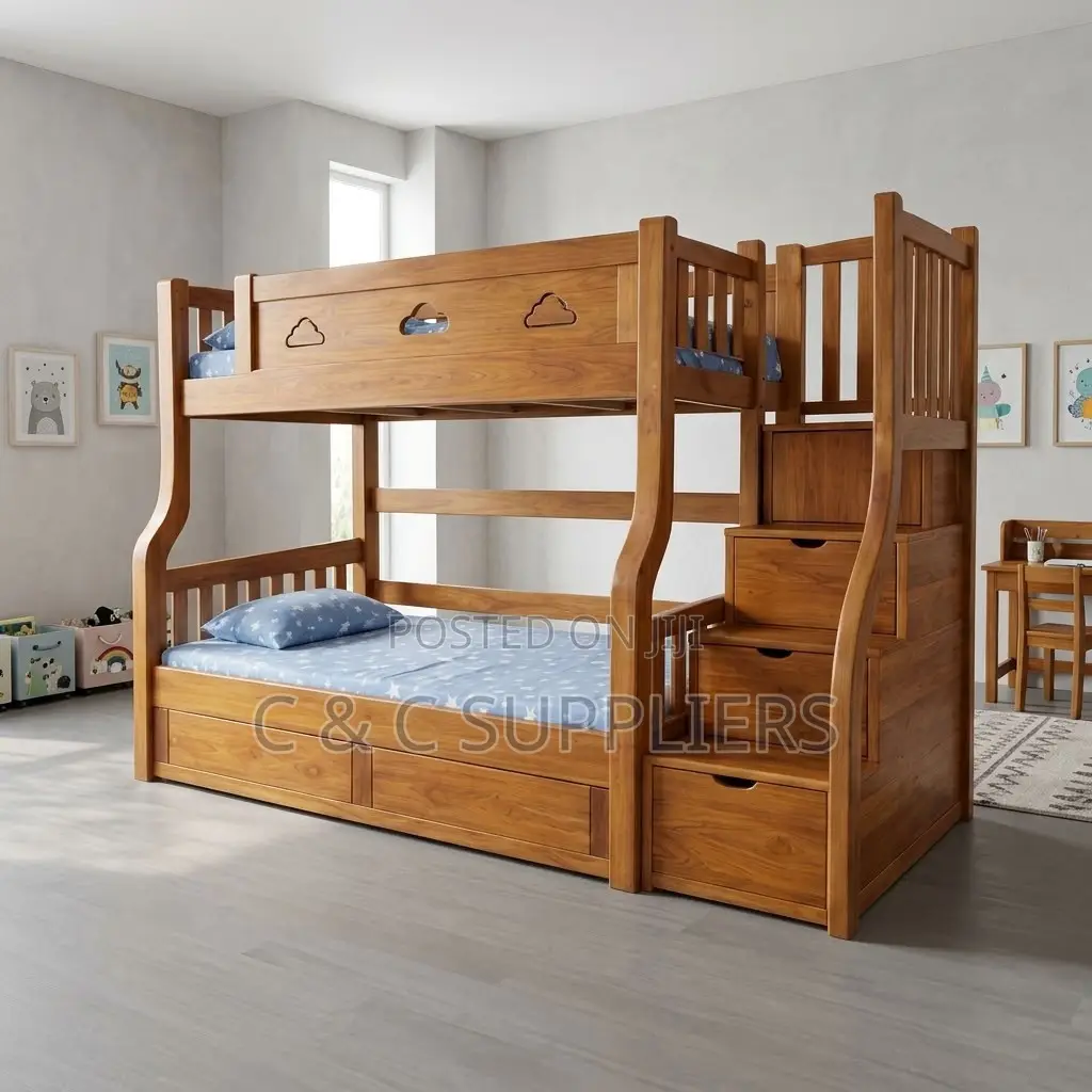Double Decker Bunk Bed.