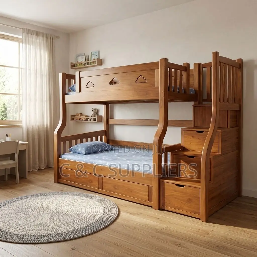 Double Decker Bunk Bed.