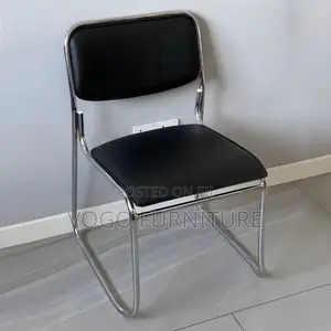 Chair; Chrome Guest Office Chair