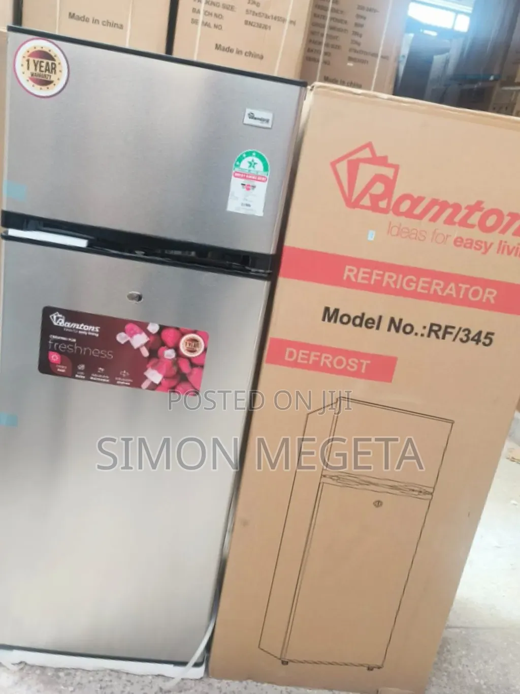 138l Double Door Fridge Ramtons