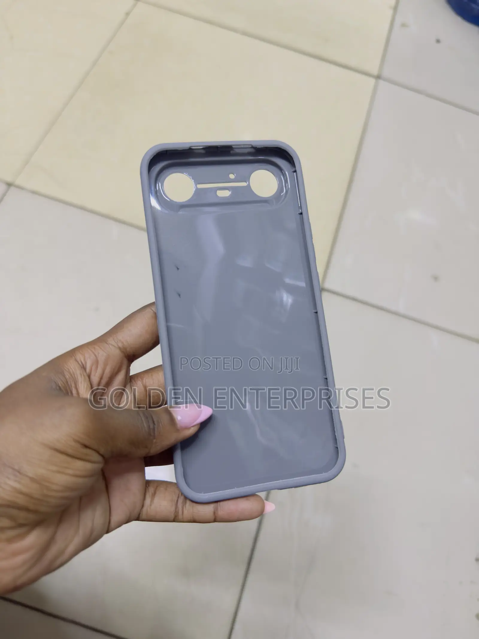 Grey Tecno Spark Slim Cover