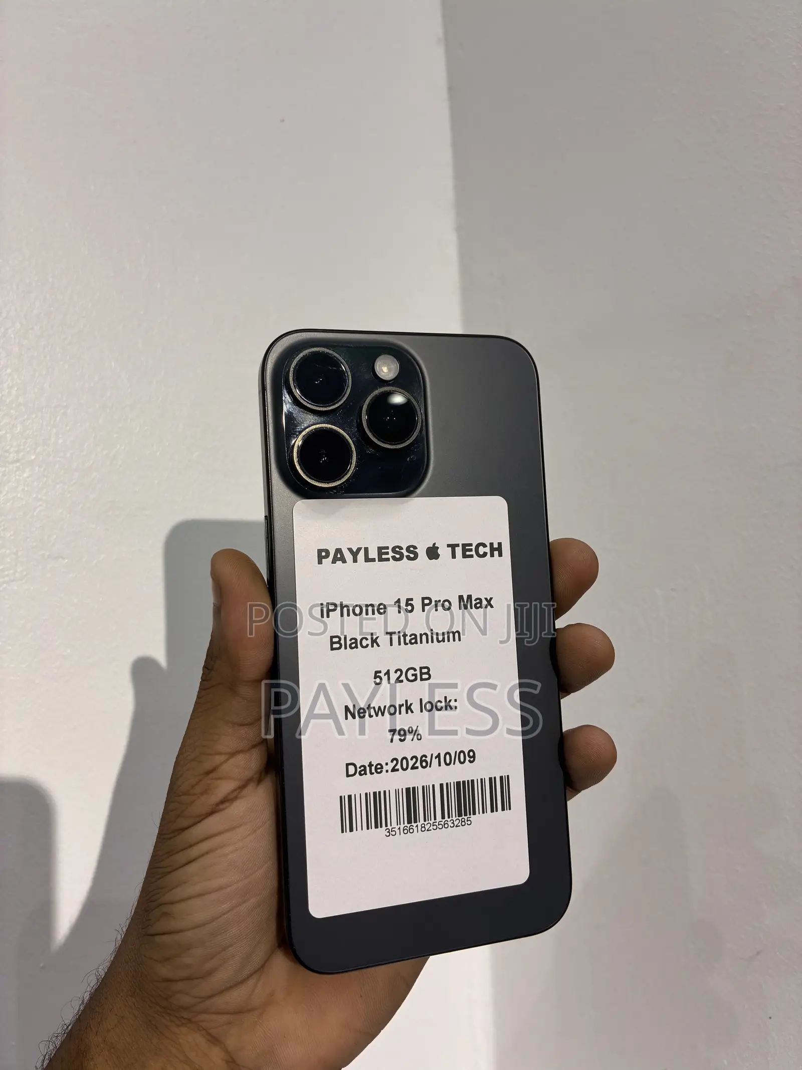 Apple iPhone 15 Pro Max 512 GB Black