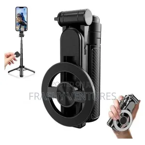 380mm Long Foldable Extending Rotating Magnetic Ring Tripod Stand