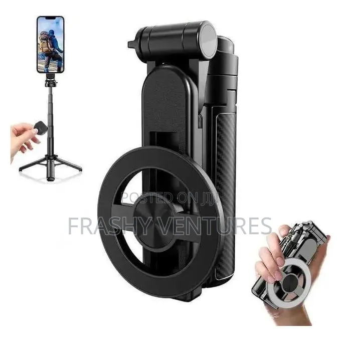380mm Long Foldable Extending Rotating Magnetic Ring Tripod Stand