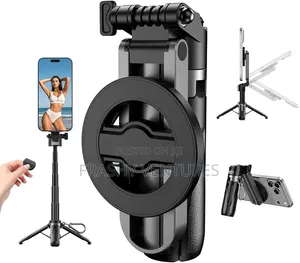380mm Long Foldable Extending Rotating Magnetic Ring Tripod Stand