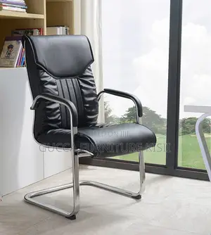 Executive Leather Cantilever Office Chair