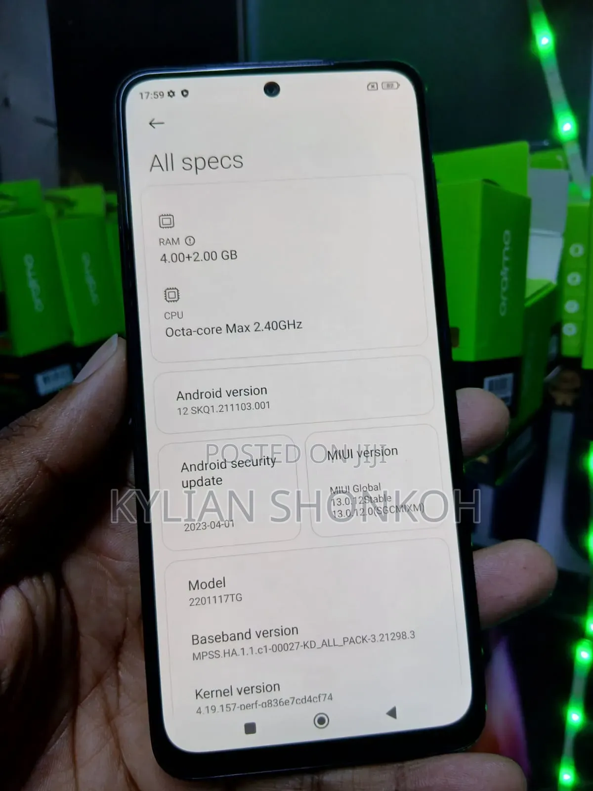 Xiaomi Redmi Note 11 128 GB Black
