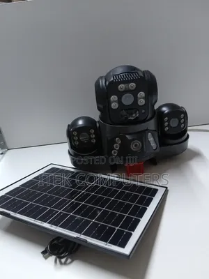 Smart Solar Powered 1=3 Lens Camera for Outdoor Property Protection