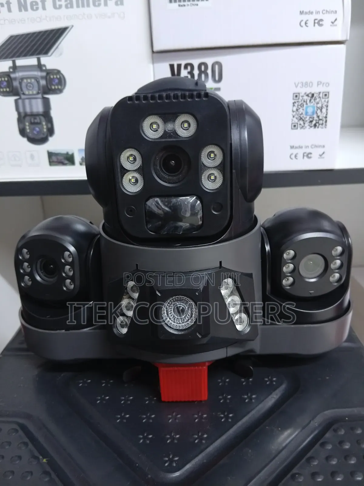 Intelligent Triple Lens Solar CCTV for 24 Hour Security Awareness