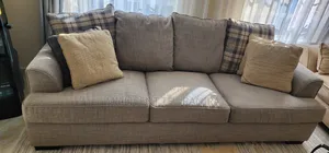 Elegant 3 Seater Fabric Sofa