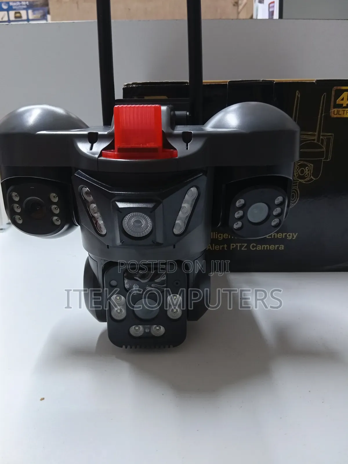 . Intelligent Solar CCTV Camera for Construction Site Security