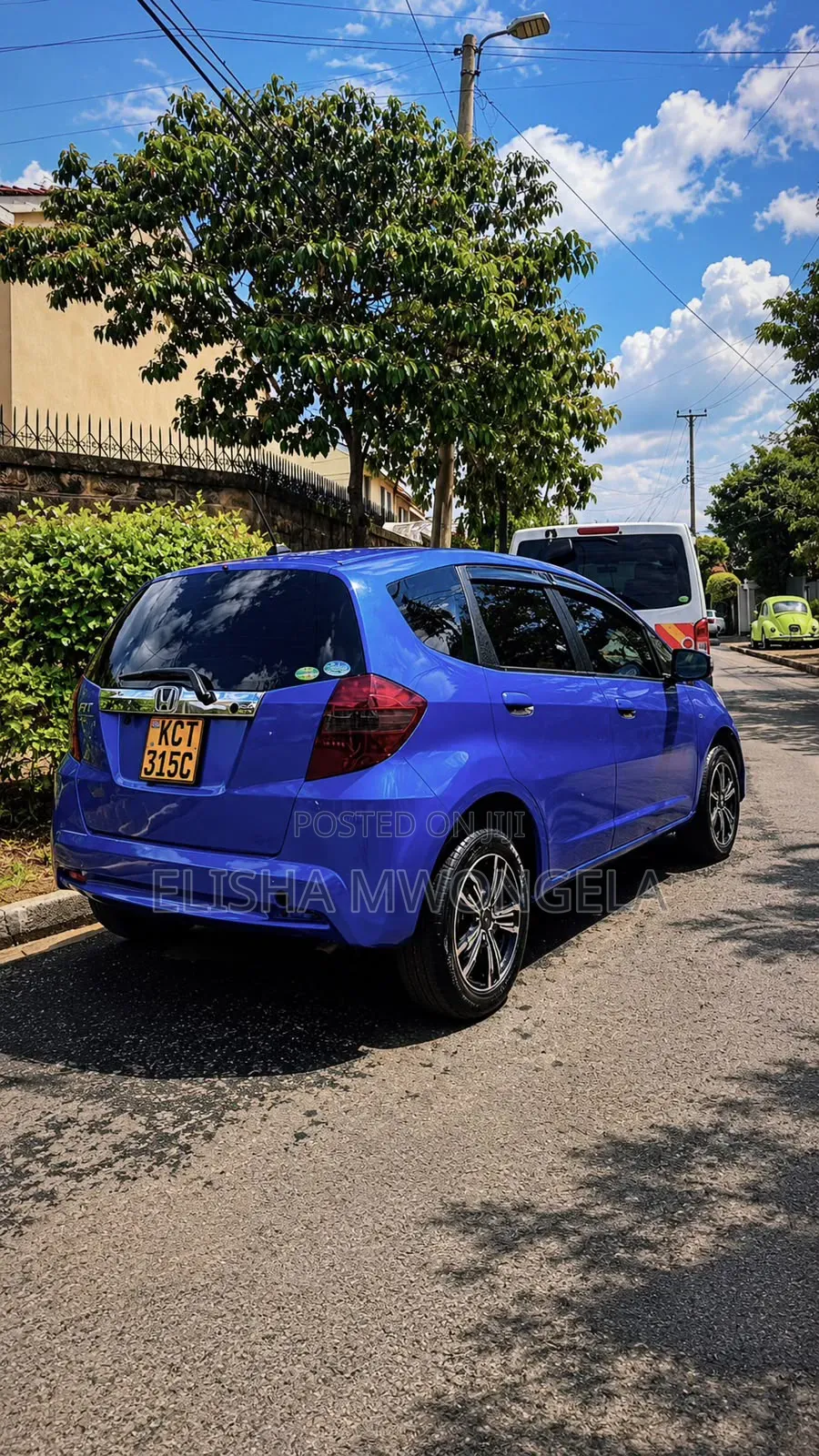 Honda Fit Automatic 2012 Blue