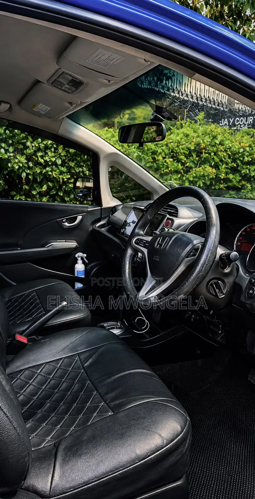 Honda Fit Automatic 2012 Blue